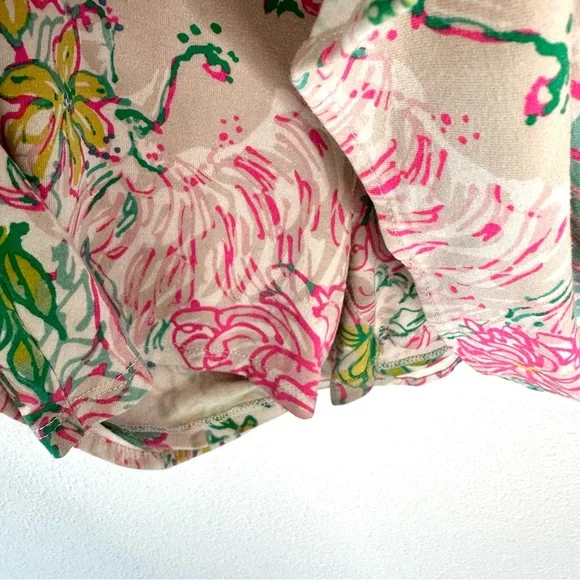 Lilly Pulitzer LANA SKORT OFF SHOULDER ROMPER; Size XS - Picture 4 of 8